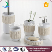 5Pcs baño de gres en relieve de lujo y baño conjunto